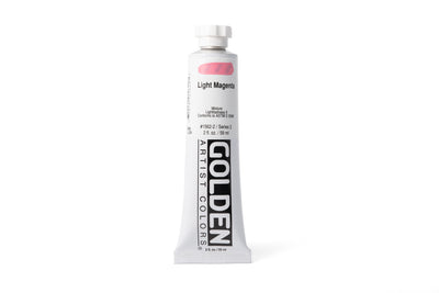 Golden Heavy Body Acrylics, Light Magenta, 2 oz. Tube