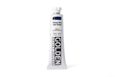 Golden Heavy Body Acrylics, Phthalo Blue (Red Shade)