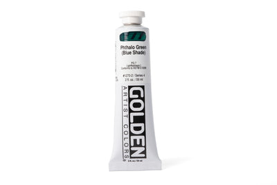 Golden Heavy Body Acrylics, Phthalo Green (Blue Shade)