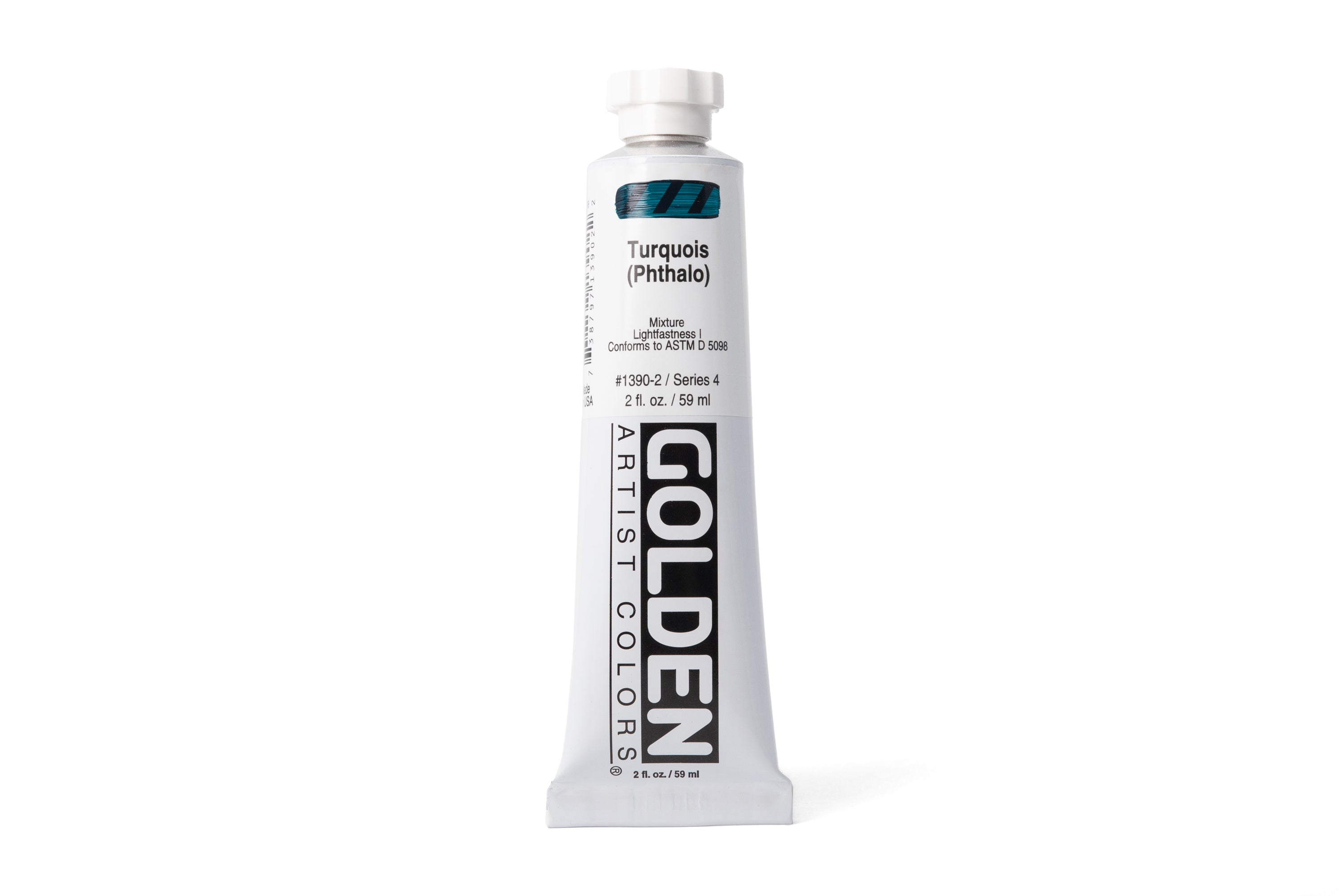 Golden Heavy Body Acrylics, Turquoise (Phthalo)
