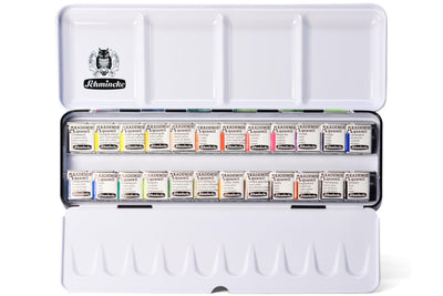 Schmincke - Akademie Watercolors, Special Set of 24 - St. Louis Art Supply