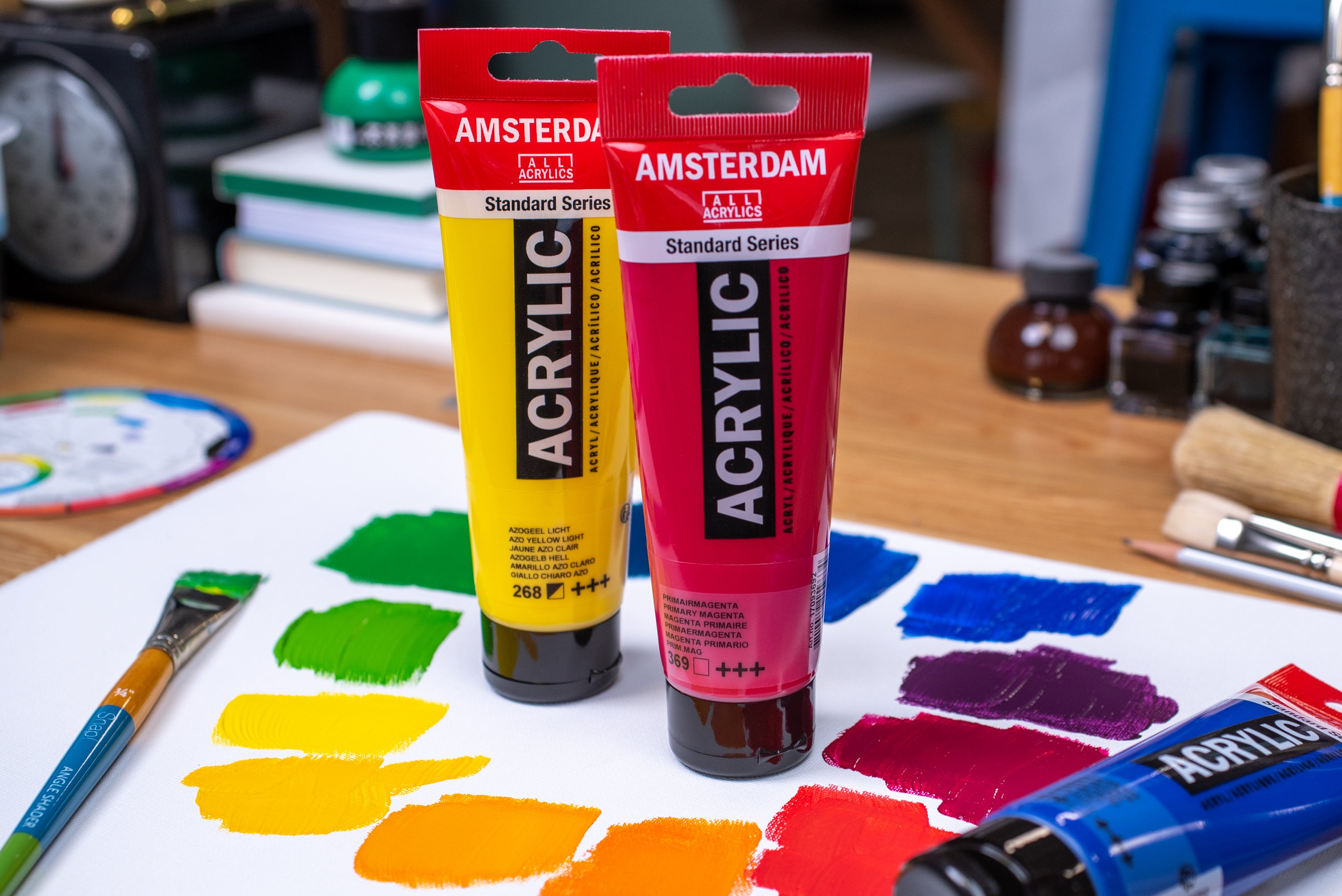 Amsterdam Standard Acrylic Colors, 120 mL, Primary Magenta