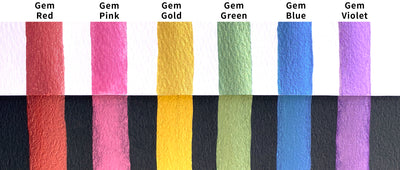 Kuretake - Gansai Tambi Watercolors, #861 Gem Violet - St. Louis Art Supply