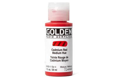 Golden - Golden Fluid Acrylics, Cadmium Red Medium Hue - St. Louis Art Supply
