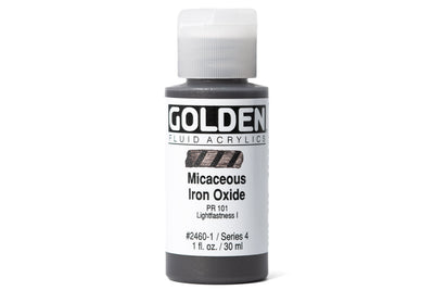 Golden - Golden Fluid Acrylics, Micaceous Iron Oxide - St. Louis Art Supply