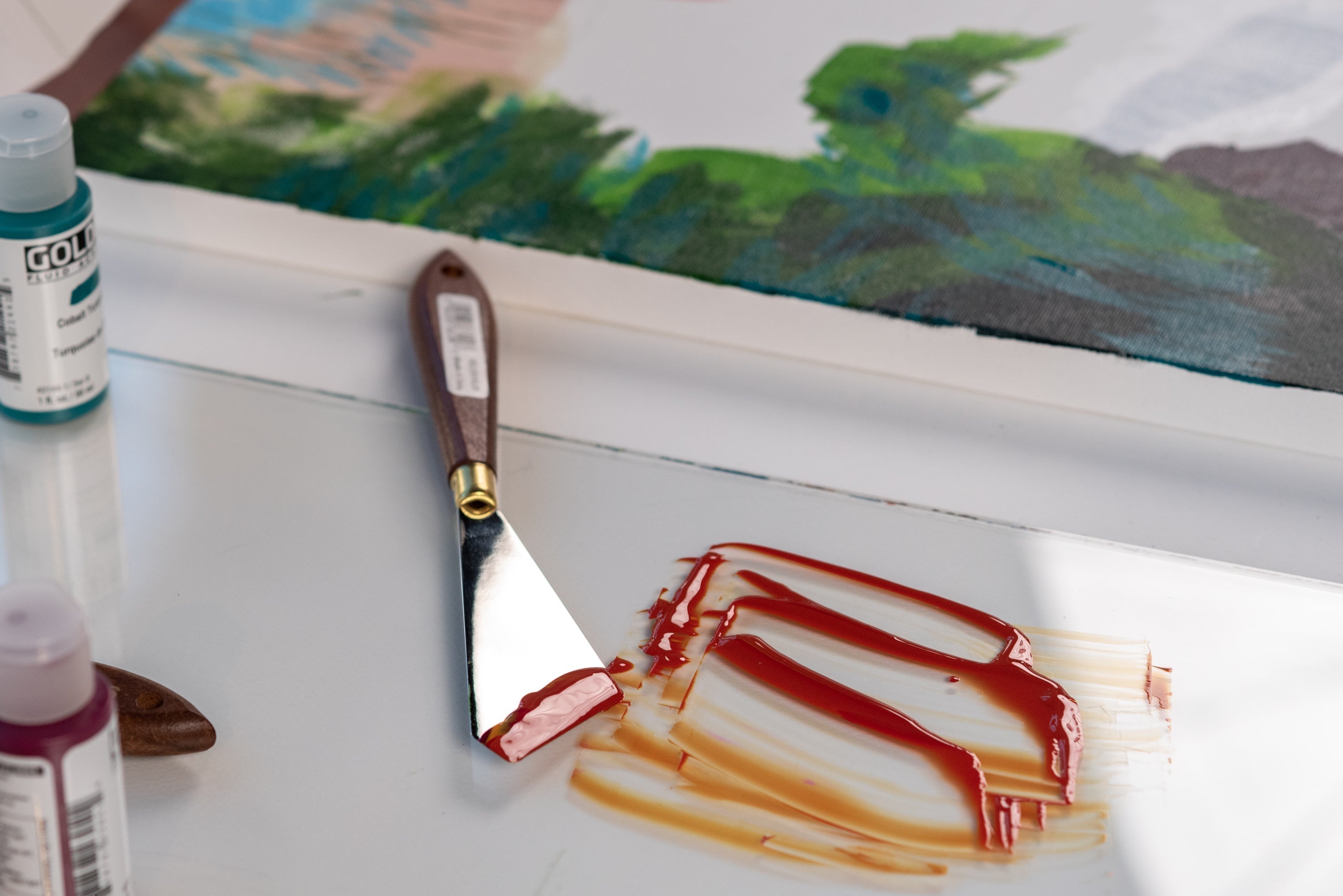 Golden - Golden Fluid Acrylics, Viridian Green Hue - St. Louis Art Supply