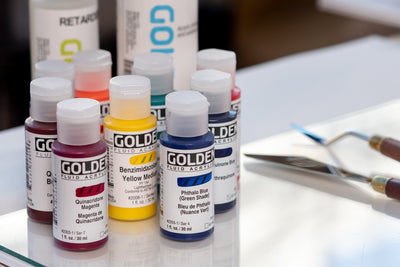 Golden - Golden Fluid Acrylics, Burnt Sienna - St. Louis Art Supply
