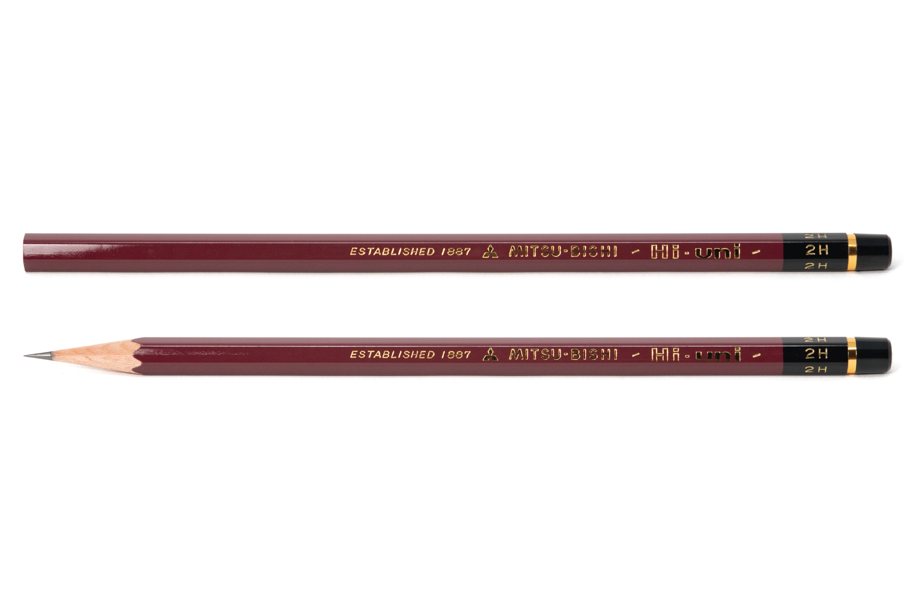 Mitsubishi Pencil Co. - Hi-Uni Pencil, 2H, Set of 12 - St. Louis Art Supply