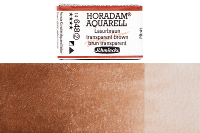 Schmincke - Horadam Watercolor Full Pan, #648 Transparent Brown - St. Louis Art Supply