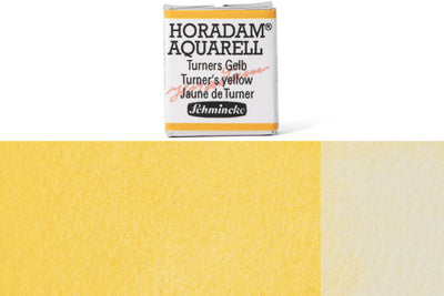 Schmincke - Horadam Watercolor Half Pan, #219 Turner's Yellow - St. Louis Art Supply