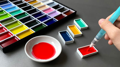 Kuretake - Gansai Tambi Watercolors, #67 Indigo - St. Louis Art Supply