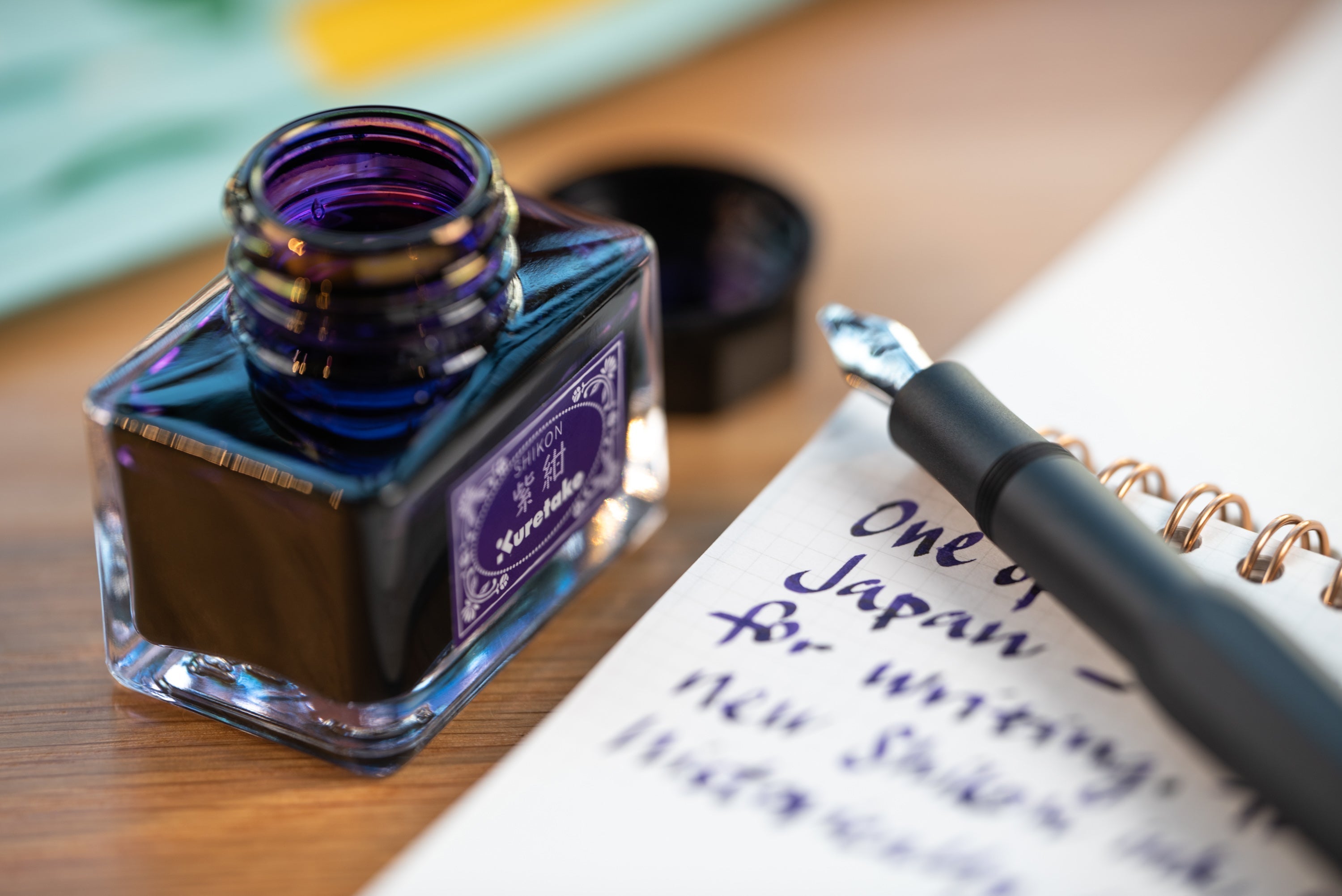 Kuretake - ink-café Meiji no Iro Fountain Pen Ink, #533 Shimbashi-iro - St. Louis Art Supply