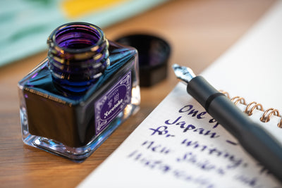 Kuretake - ink-café Meiji no Iro Fountain Pen Ink, #533 Shimbashi-iro - St. Louis Art Supply