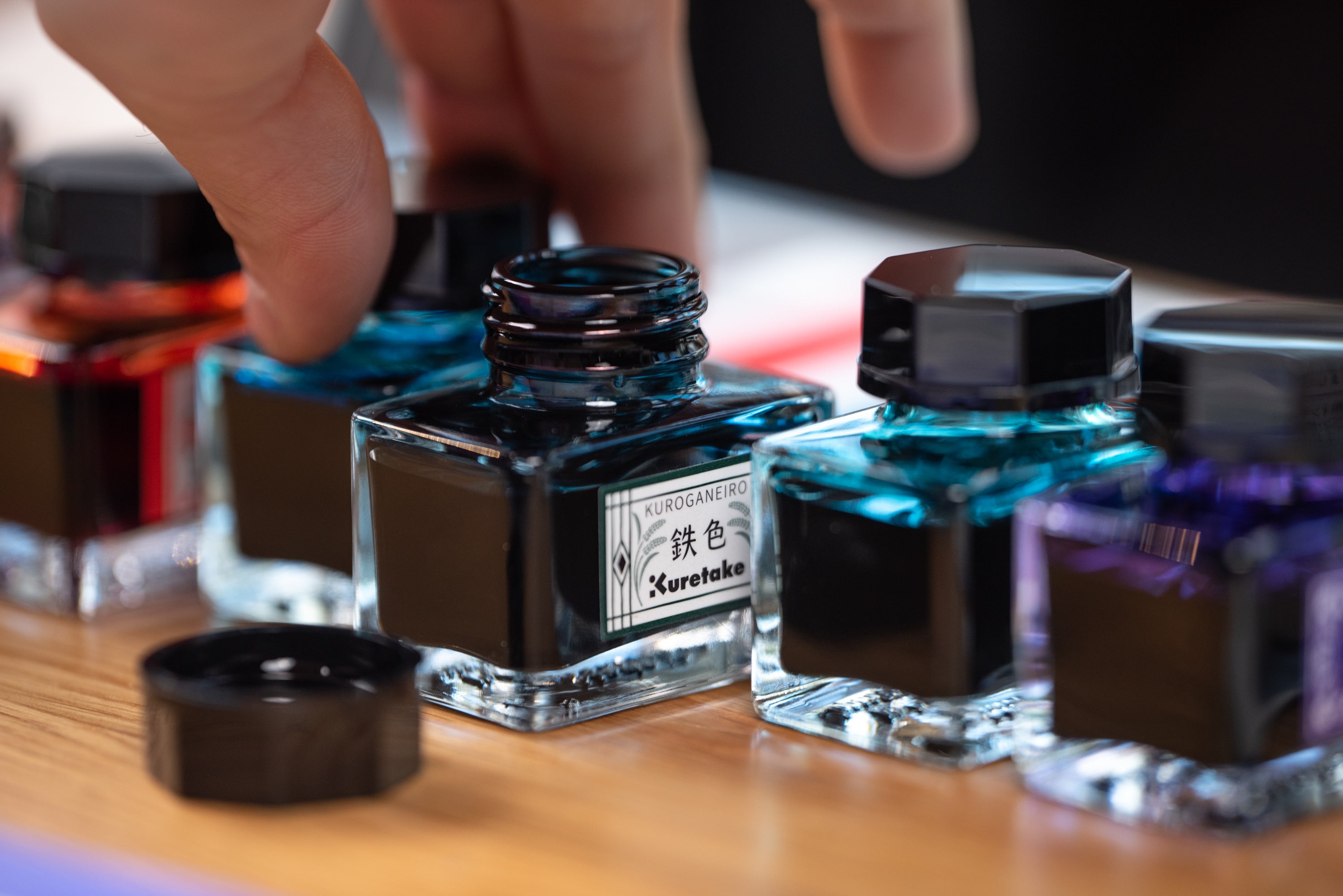Kuretake - ink-café Meiji no Iro Fountain Pen Ink, #533 Shimbashi-iro - St. Louis Art Supply