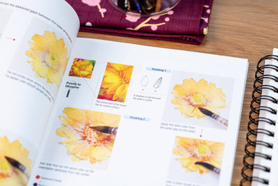Nippan IPS - Lessons for Painting Flowers - St. Louis Art Supply