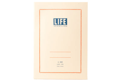 LIFE - Vermilion Notebook, A5, Ruled - St. Louis Art Supply