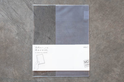Midori - Clear vinyl cover for MD Notebook, A4 - St. Louis Art Supply