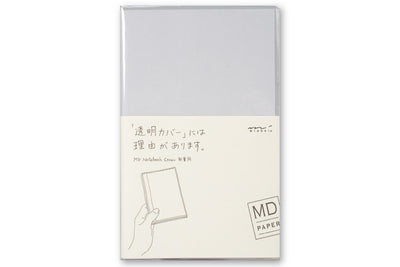 MD Notebook Cover, Clear Vinyl, B6 Slim