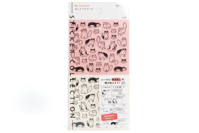 Midori - Chat Cat Sticker Sheet - St. Louis Art Supply