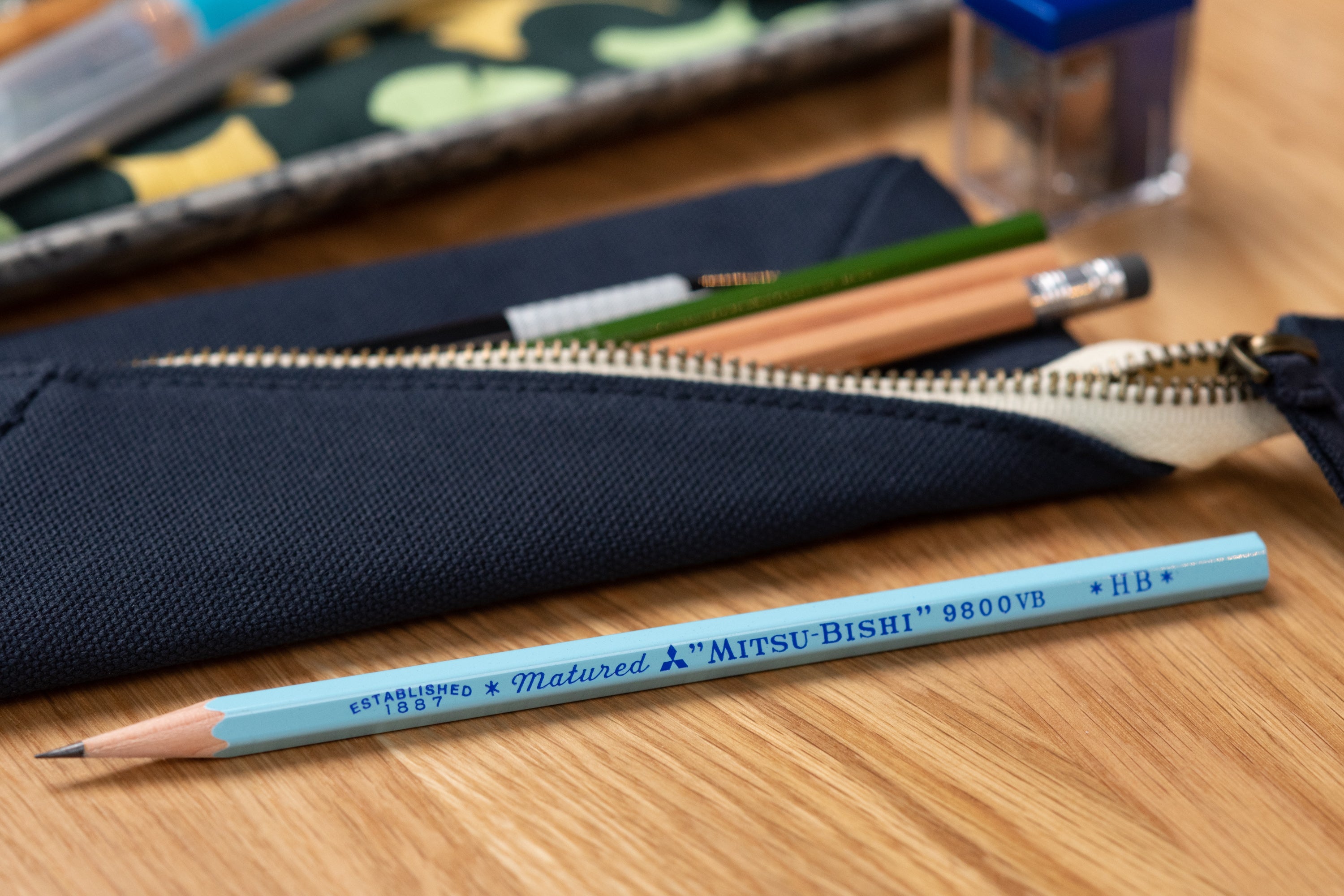 Mitsubishi Pencil Co. - Mitsubishi 9800VB Pencil, HB, Single - St. Louis Art Supply