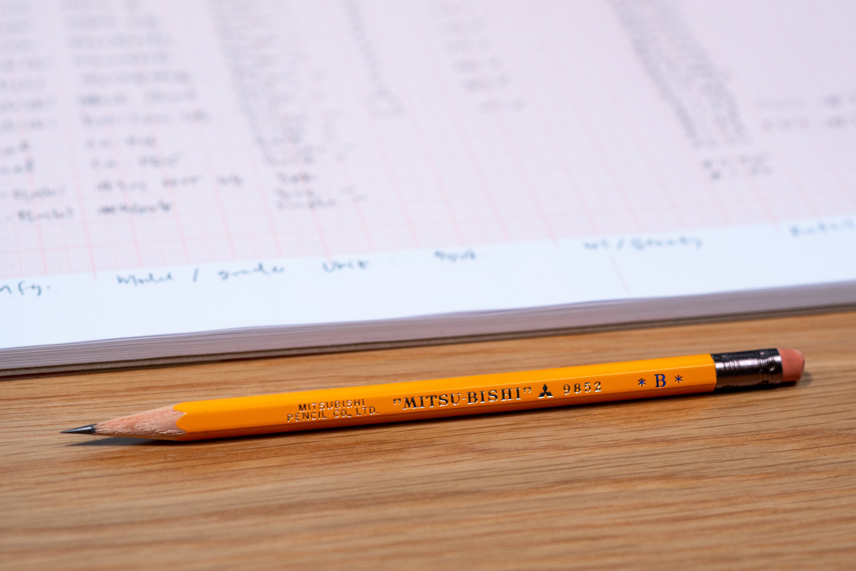 Mitsubishi Pencil Co. - Mitsubishi 9852 Pencil, B, Set of 12 - St. Louis Art Supply