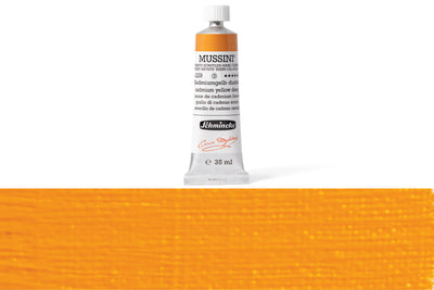 Schmincke - Mussini Oil Colors, 35 mL, #229 Cadmium Yellow Deep - St. Louis Art Supply