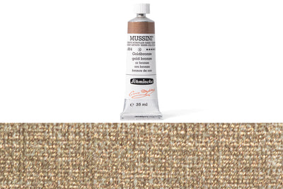 Schmincke - Mussini Oil Colors, 35 mL, #864 Gold Bronze - St. Louis Art Supply