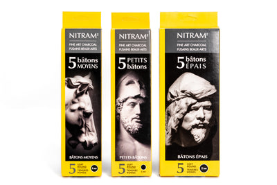 Nitram - Nitram Charcoal Batons - St. Louis Art Supply