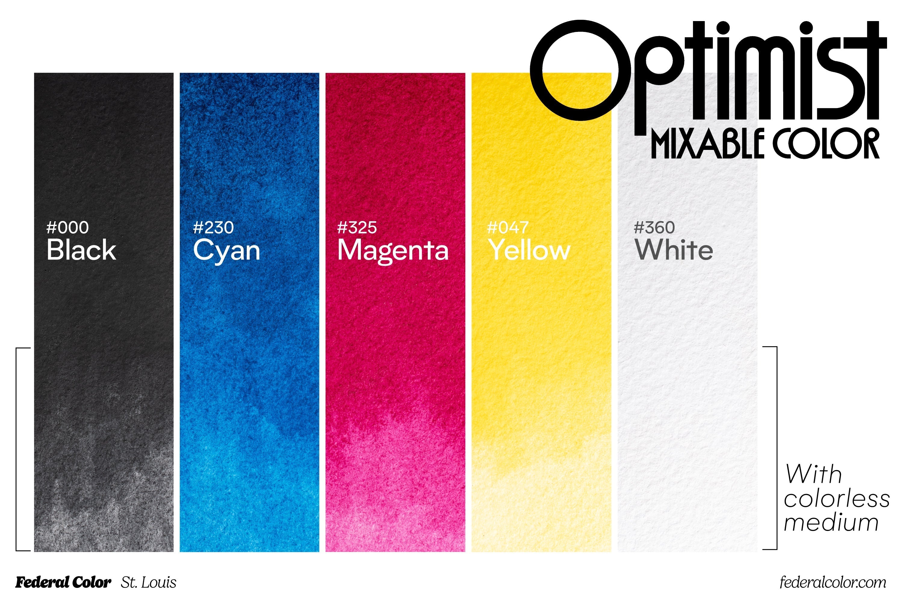 Optimist Pigment Ink, #230 Primary Cyan, 50 mL Precision Bottle