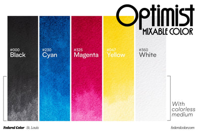 Optimist Pigment Ink, #230 Primary Cyan, 50 mL Precision Bottle