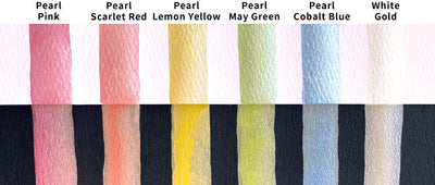 Kuretake - Gansai Tambi Watercolors, #734 Pearl Pink - St. Louis Art Supply