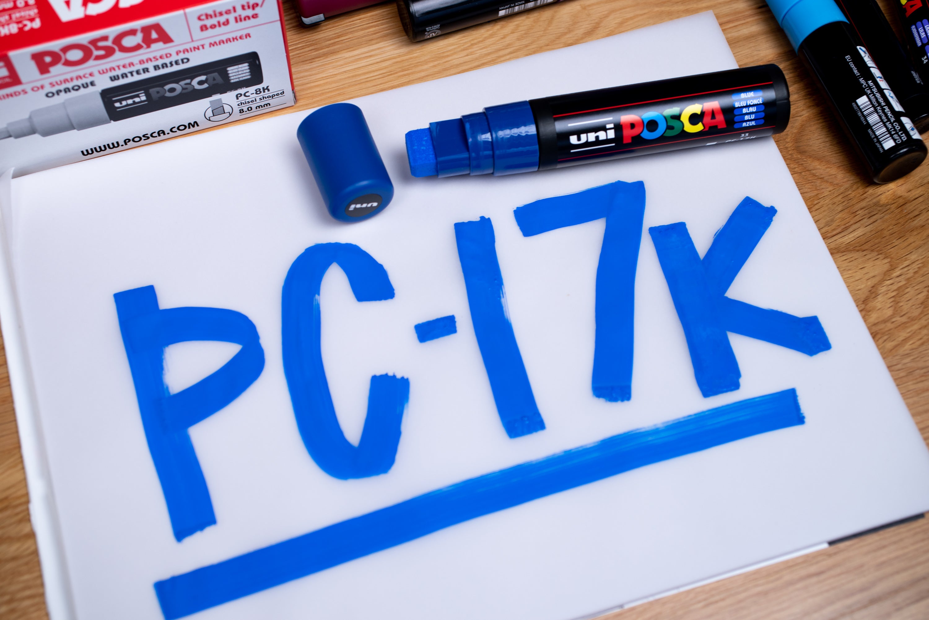 Uni POSCA Paint Marker, Extra Broad Rectangular Tip (PC-17K)