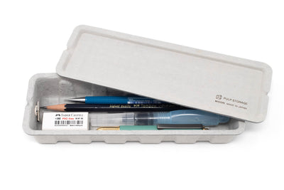 Midori - Pulp Storage Pen Case, Gray - St. Louis Art Supply