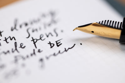 Fude DE Mannen Fountain Pen, Olive Green (55°)