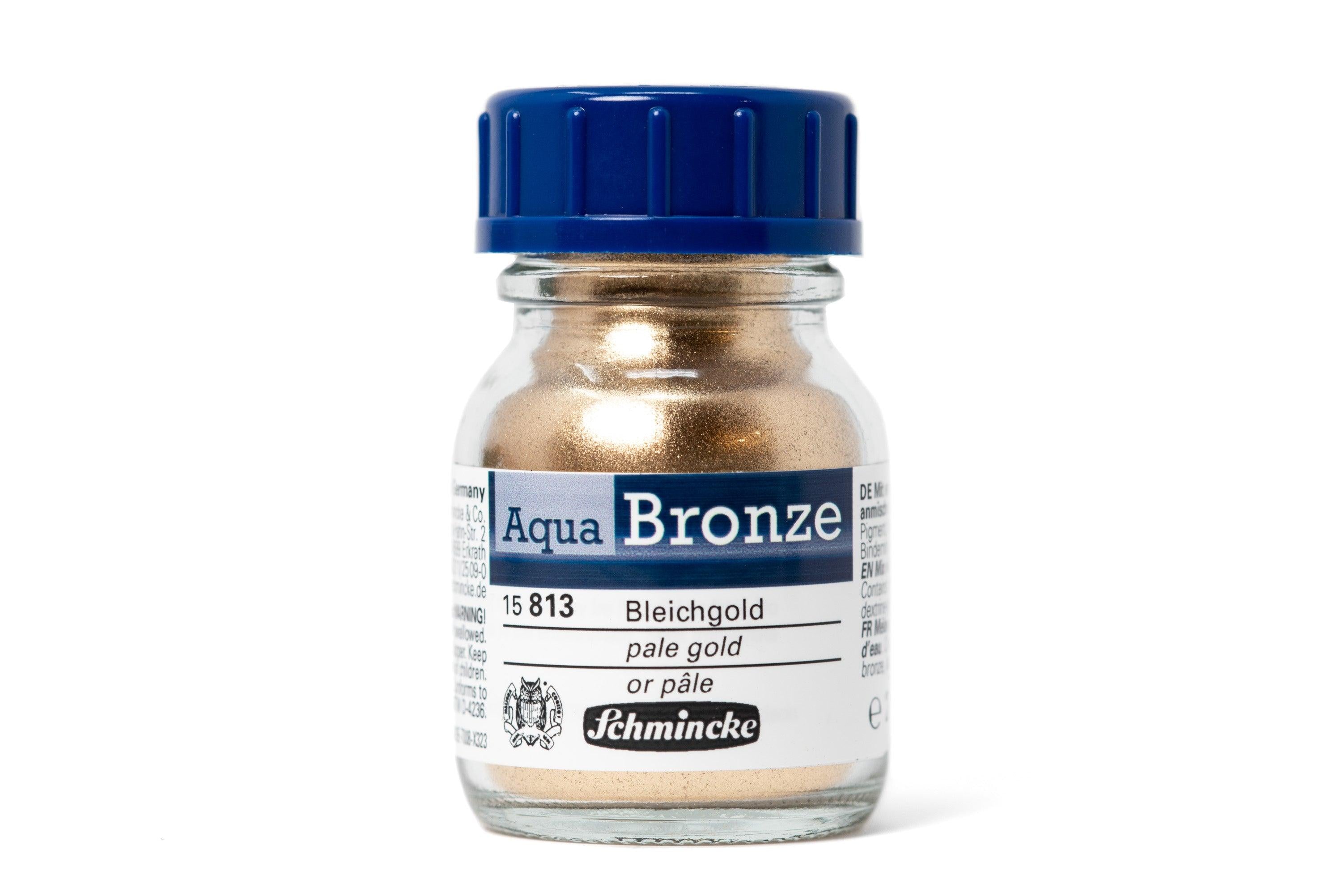 Schmincke - Aqua Bronze, #813 Pale Gold - St. Louis Art Supply
