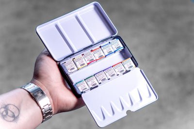 Schmincke - Horadam Watercolor Half Pan, #493 French Ultramarine - St. Louis Art Supply