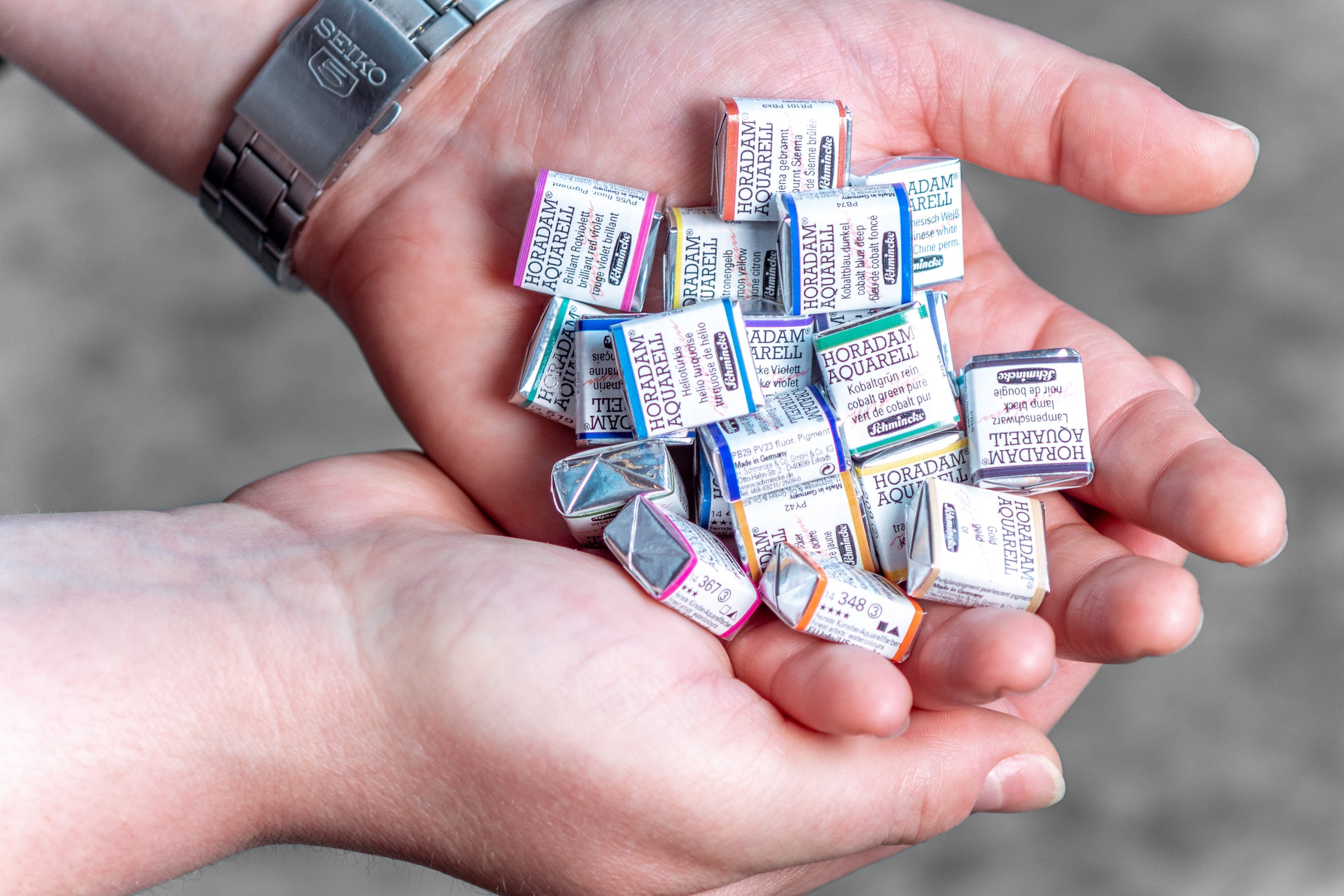 Schmincke - Horadam Watercolor Half Pan, #371 Perylene Violet - St. Louis Art Supply