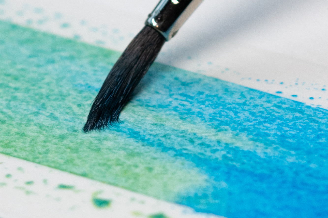 Schmincke - Supergranulation Watercolor Half Pan, #924 Desert Green - St. Louis Art Supply