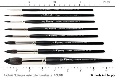 Raphaël - Softaqua Watercolor Brushes - St. Louis Art Supply