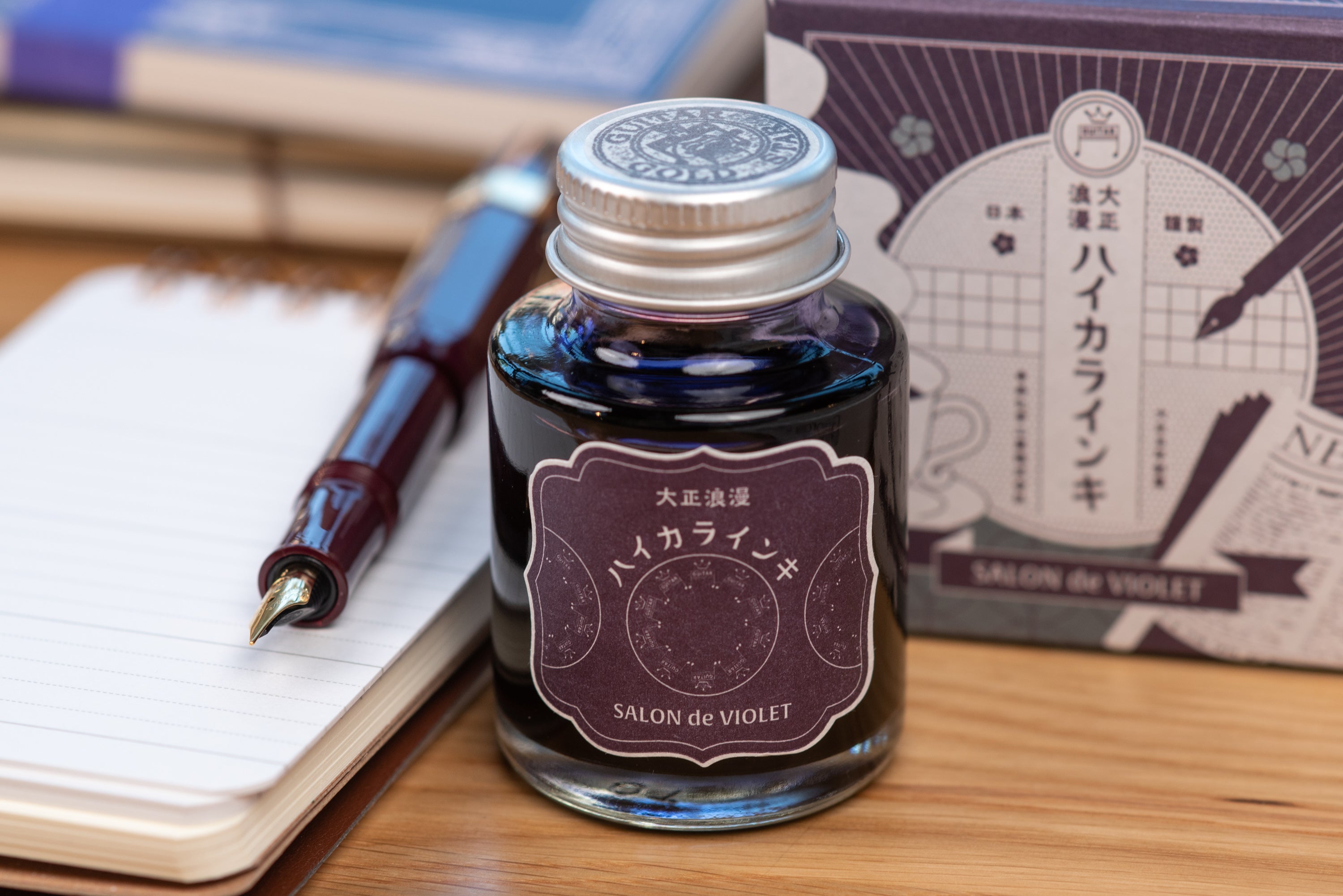 Teranishi - Taisho Roman Fountain Pen Ink, Salon de Violet - St. Louis Art Supply