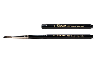 Tintoretto Watercolor Travel Brush, Synthetic Squirrel