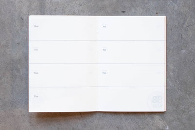 Traveler's Notebook Refill #007: Free Diary Weekly, Passport Size - St. Louis Art Supply
