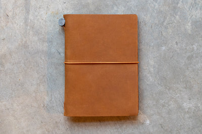 Traveler's Notebook Starter Set, Passport Size, Camel - St. Louis Art Supply