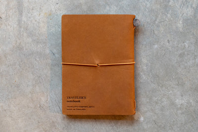 Traveler's Notebook Starter Set, Passport Size, Camel - St. Louis Art Supply