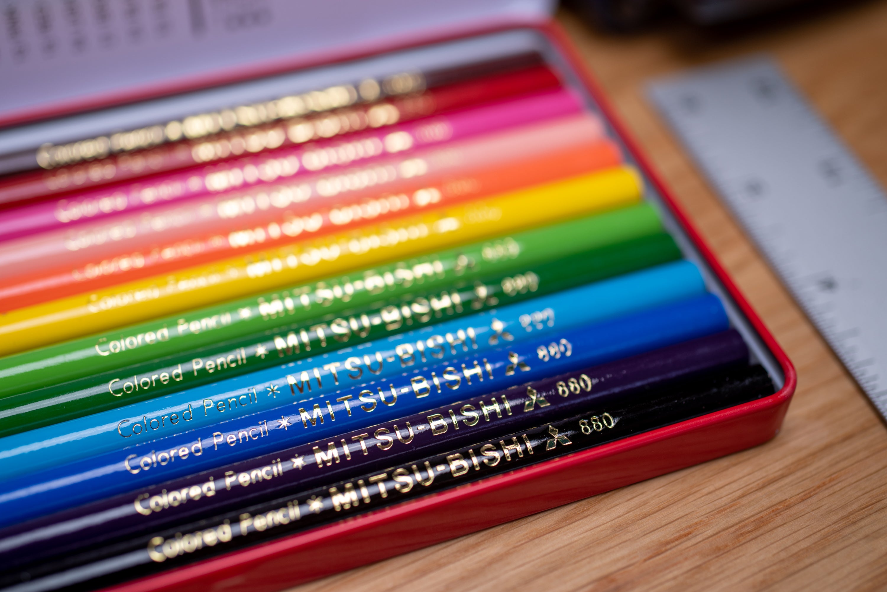 Uni 880 Colored Pencils, Set of 12