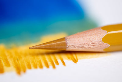 Uni Watercolor Pencils, #883 Gold Ochre